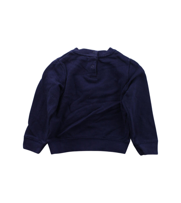 A Blue Buttoned Sweatshirts from Stella McCartney in size 6-12M for boy. (Back View)