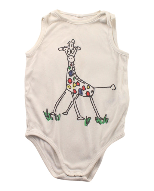 A White Sleeveless Bodysuits from Stella McCartney in size 6-12M for boy. (Front View)