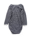 A Black Long Sleeve Bodysuits from Petit Bateau in size 2T for neutral. (Back View)