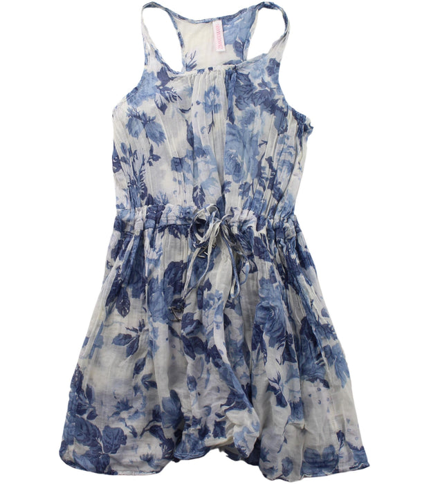 A Blue Sleeveless Dresses from Zimmermann in size 4T for girl. (Front View)