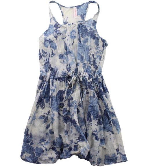 A Blue Sleeveless Dresses from Zimmermann in size 4T for girl. (Front View)
