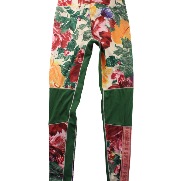 A Green Leggings from Molo in size 10Y for girl. (Back View)