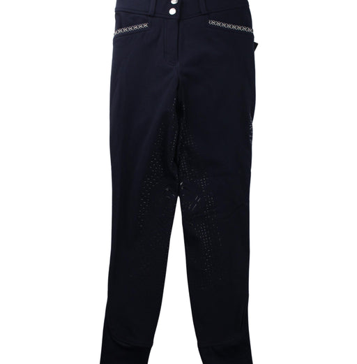 A Blue Leggings from LeMieux in size 9Y for girl. (Front View)