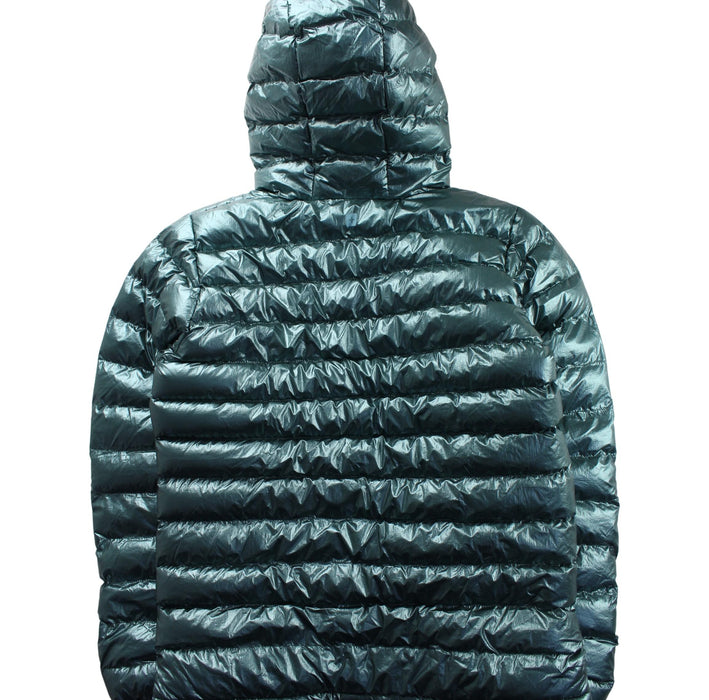 A Green Puffer/Quilted Jackets from Mountain Warehouse in size 11Y for neutral. (Back View)