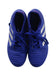 A Blue Cleats/Soccer Shoes from Adidas in size 7Y for boy. (Back View)