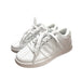 A White Sneakers from K-Swiss in size 5T for neutral. (Front View)