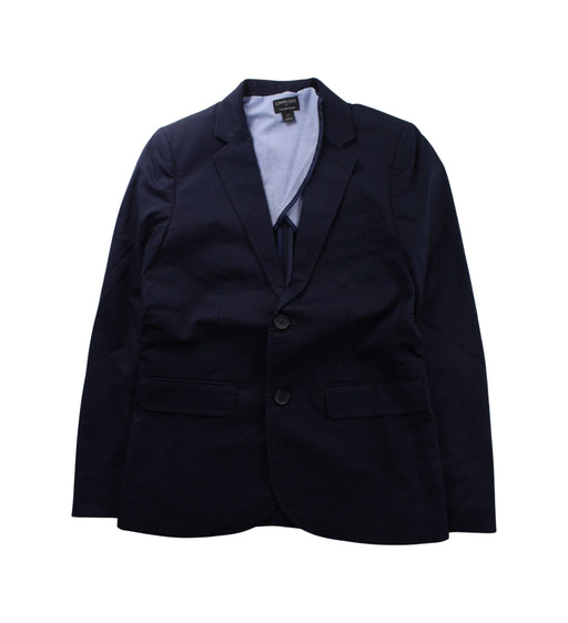 A Navy Blazers from Crewcuts in size 12Y for boy. (Front View)