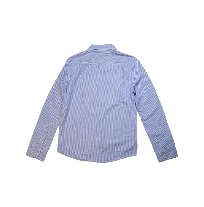 A Blue Long Sleeve Shirts from Abercrombie & Fitch in size 12Y for boy. (Back View)