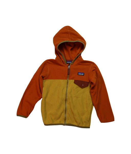 A Orange Lightweight Jackets from Patagonia in size 4T for neutral. (Front View)