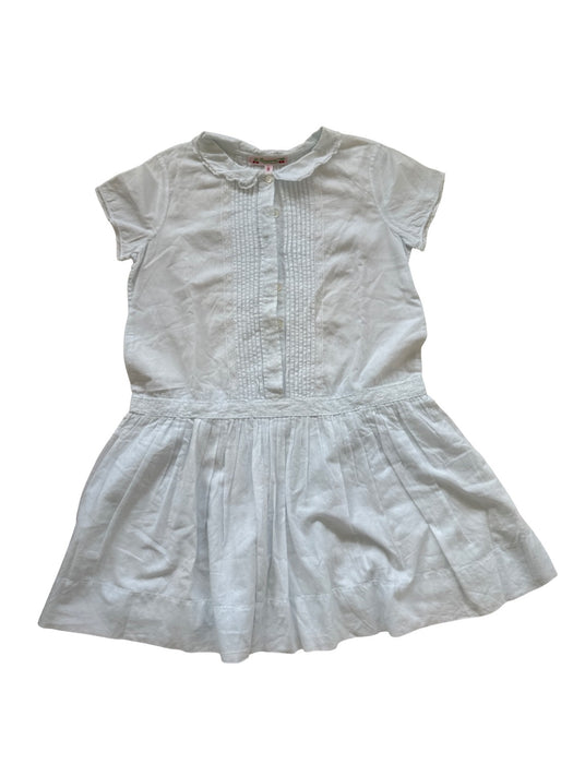 A Blue Short Sleeve Dresses from Bonpoint in size 8Y for girl. (Front View)