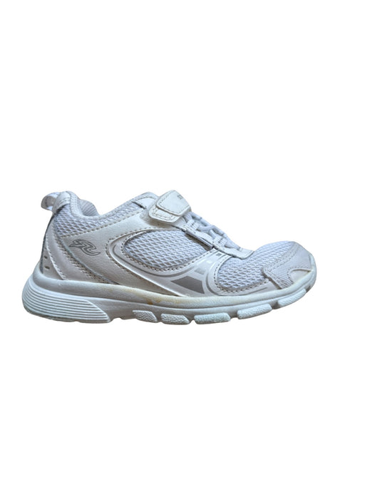 A White Sneakers from Stride Rite in size 3T for neutral. (Front View)