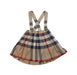 A Multicolour Overall Dresses from Burberry in size 12-18M for girl. (Front View)