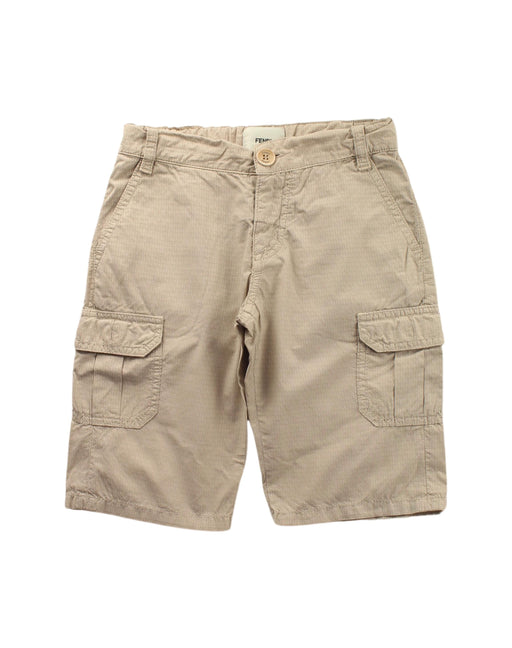 A Beige Shorts from Fendi in size 4T for boy. (Front View)