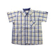 A Blue Short Sleeve Shirts from Pretty Originals in size 5T for boy. (Front View)