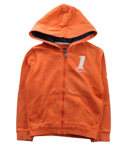 A Orange Zippered Sweatshirts from Hackett in size 3T for boy. (Front View)