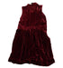 A Red Sleeveless Dresses from Shanghai Tang in size 10Y for girl. (Back View)