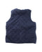 A Blue Outerwear Vests from La Coqueta in size 7Y for boy. (Back View)