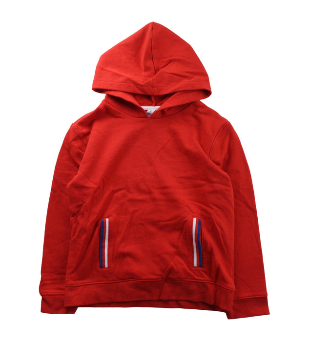 A Red Hooded Sweatshirts from Janie & Jack in size 7Y for boy. (Front View)