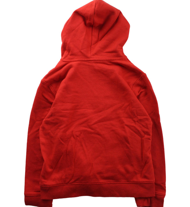 A Red Hooded Sweatshirts from Janie & Jack in size 7Y for boy. (Back View)