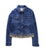 A Blue Lightweight Jackets from Mayoral in size 10Y for girl. (Front View)