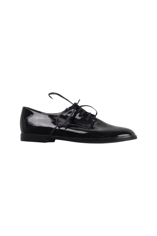 A Black Dress Shoes from Bonpoint in size 10Y for boy. (Front View)