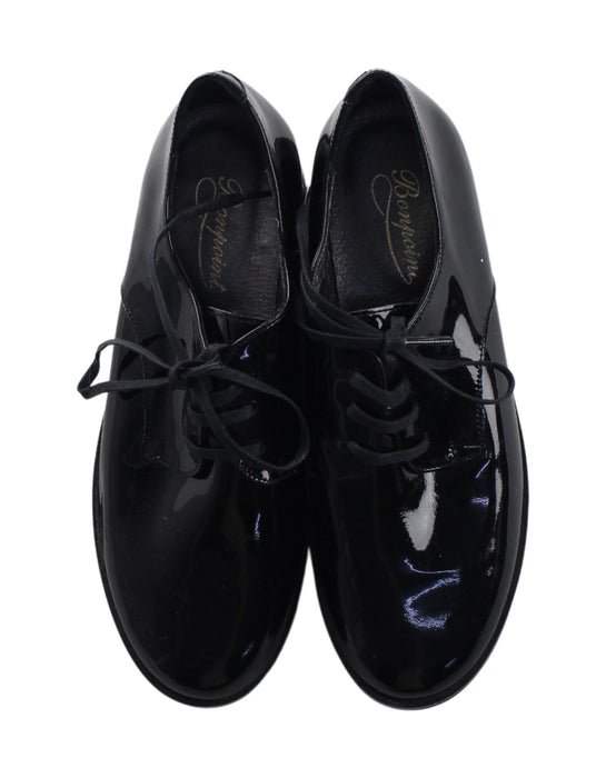 A Black Dress Shoes from Bonpoint in size 10Y for boy. (Back View)