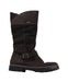 A Brown Winter Boots from Primigi in size 10Y for girl. (Front View)