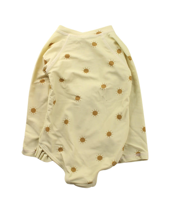 A Yellow Swimsuits from Rylee + Cru in size 18-24M for girl. (Back View)