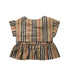 A Multicolour Short Sleeve Tops from Burberry in size 3T for girl. (Back View)
