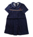 A Navy Short Sleeve Dresses from Gucci in size 3T for girl. (Front View)