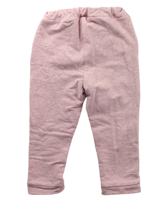 A Pink Sweatpants from Chicco in size 12-18M for girl. (Back View)