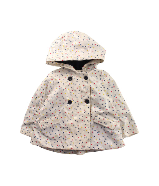 A Multicolour Rain Jackets from Jacadi in size 12-18M for girl. (Front View)