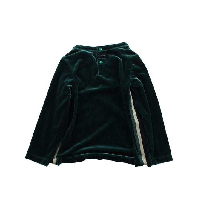 A Green Long Sleeve T Shirts from Catimini in size 3T for girl. (Back View)