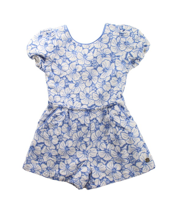 A Blue Short Sleeve Rompers from Baker by Ted Baker in size 2T for girl. (Front View)