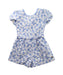 A Blue Short Sleeve Rompers from Baker by Ted Baker in size 2T for girl. (Front View)