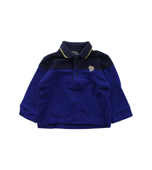 A Multicolour Long Sleeve Polos from Paul Smith in size 6-12M for boy. (Front View)