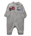 A Grey Long Sleeve Jumpsuits from Ralph Lauren in size 0-3M for neutral. (Front View)