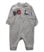 A Grey Long Sleeve Jumpsuits from Ralph Lauren in size 0-3M for neutral. (Front View)