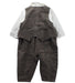 A Brown Long Sleeve Jumpsuits from Chickeeduck in size 6-12M for boy. (Back View)