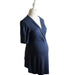 A Navy Short Sleeve Dresses from Isabella Oliver in size M for maternity. (Front View)