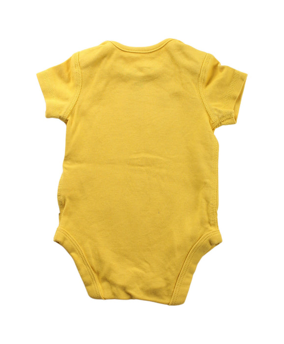 A Yellow Short Sleeve Bodysuits from Frugi in size Newborn for girl. (Back View)