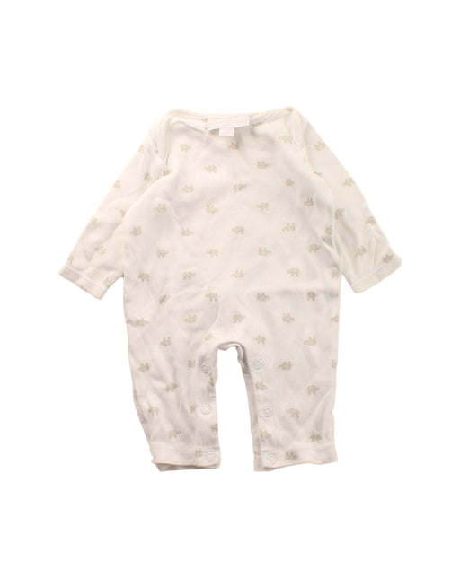 A White Long Sleeve Jumpsuits from The Little White Company in size Newborn for neutral. (Front View)