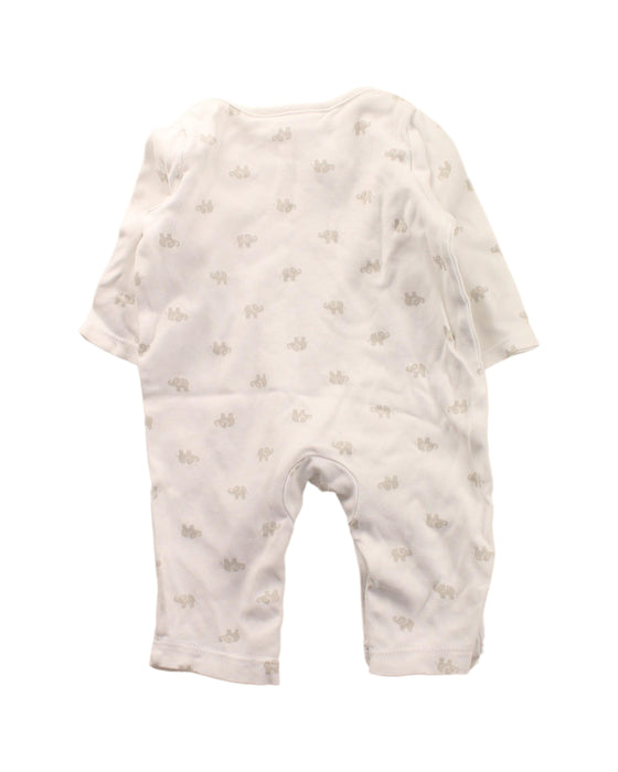 A White Long Sleeve Jumpsuits from The Little White Company in size Newborn for neutral. (Back View)