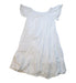 A White Short Sleeve Dresses from Excuse My French in size 6T for girl. (Front View)
