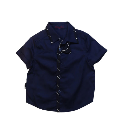 A Navy Short Sleeve Shirts from Nicholas & Bears in size 6-12M for boy. (Front View)