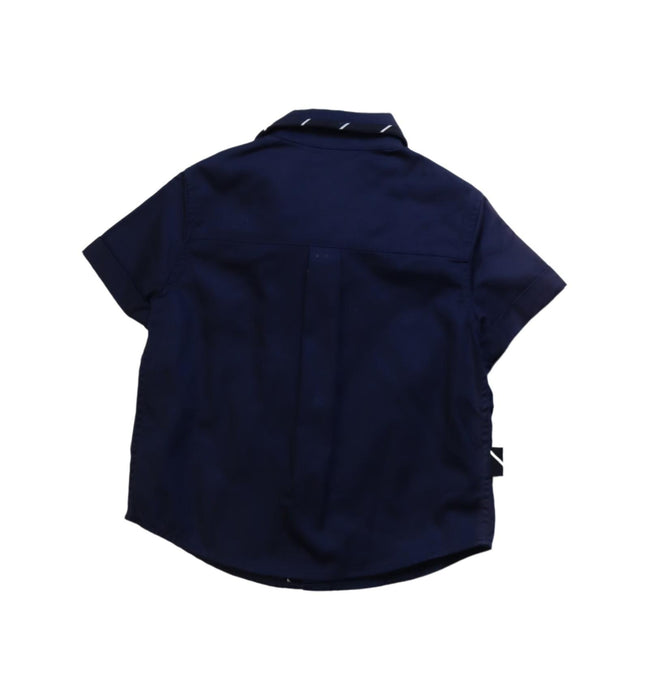 A Navy Short Sleeve Shirts from Nicholas & Bears in size 6-12M for boy. (Back View)