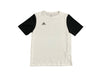 A White Active Tops from Adidas in size 11Y for boy. (Front View)