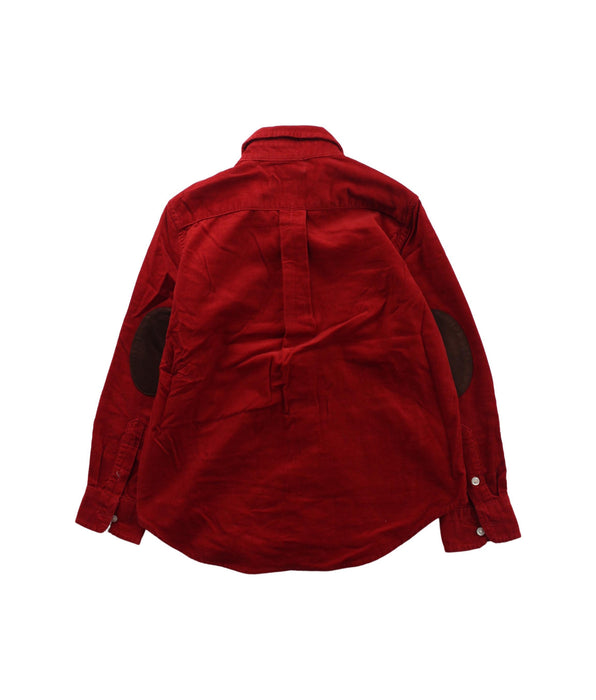 A Red Long Sleeve Shirts from Ralph Lauren in size 5T for boy. (Back View)