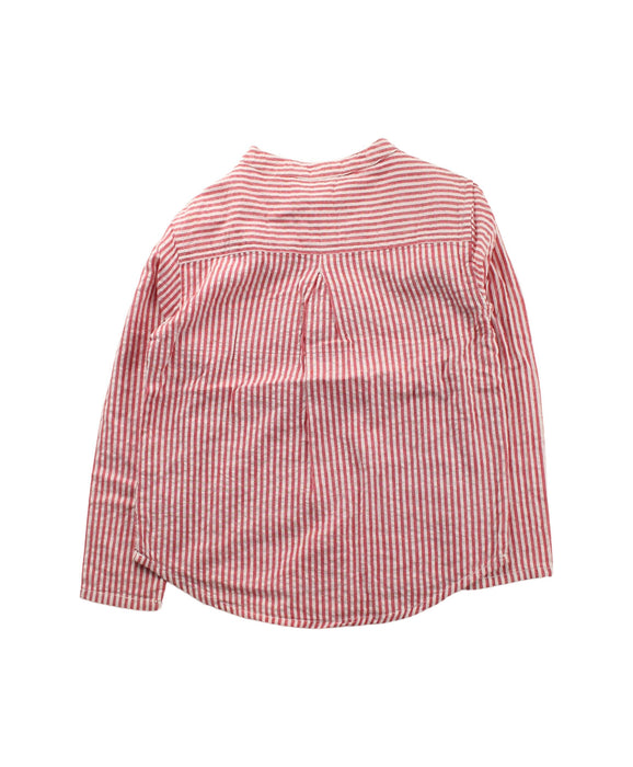 A Red Long Sleeve Tops from Arsène et les pipelettes in size 5T for girl. (Back View)