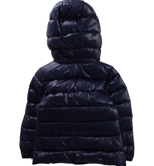 A Purple Puffer/Quilted Jackets from Polo Ralph Lauren in size 3T for boy. (Back View)